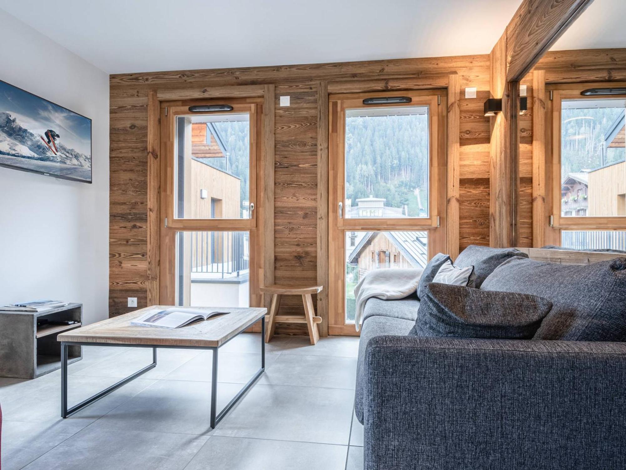 Duplex Centre Pour 6 Avec Balcon Et Garage - Fr-1-343-248 Chamonix